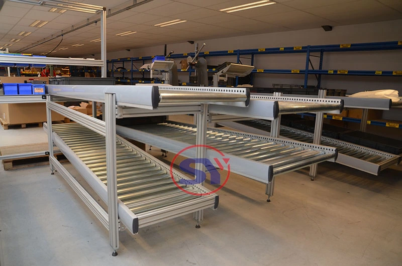 Automatized Roller Platform Pallet Conveyer for Tyre Tire