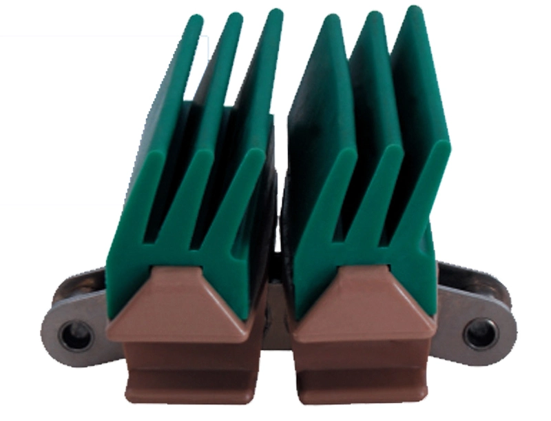 Haasbelts Conveyor 3-Fingered Plastic Snap-on Gripper Chain