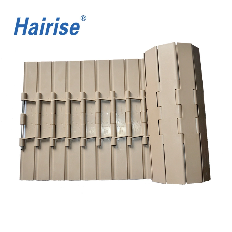 Hairise Plastic Table Top Chain Conveyor Belt Har 821 with ISO&amp; CE &FDA Certificate