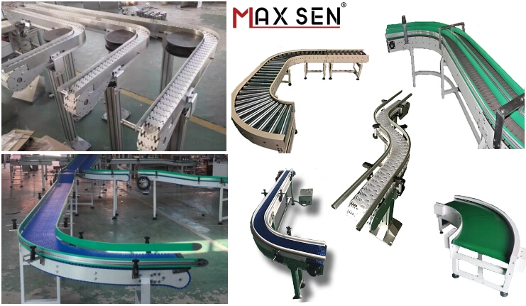 Cost Saving Modular Plastic Slat Top Flexible Chain Conveyor Belt