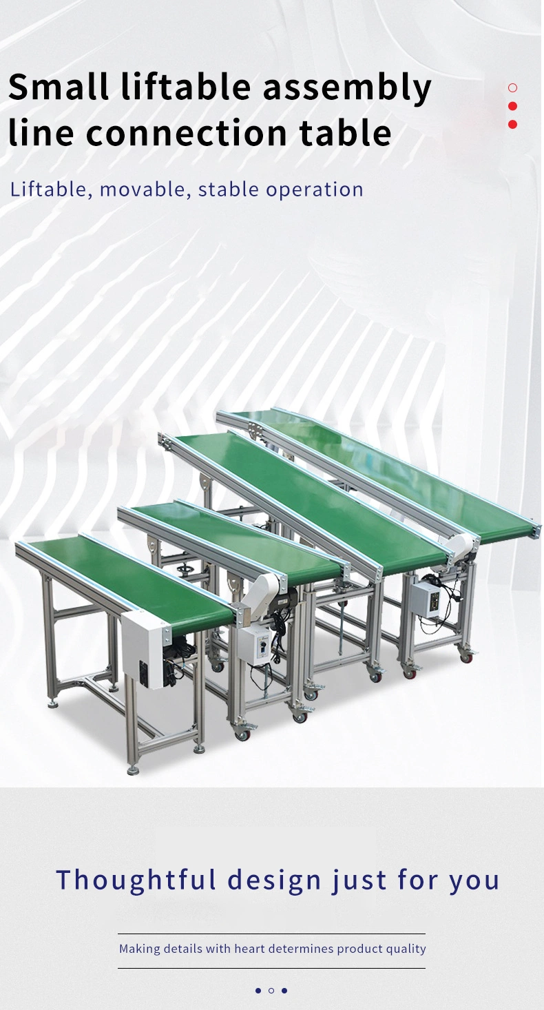 PVC PU Speed-Adjustable Conveyor Belt for Sugar Food and Beverage Industry