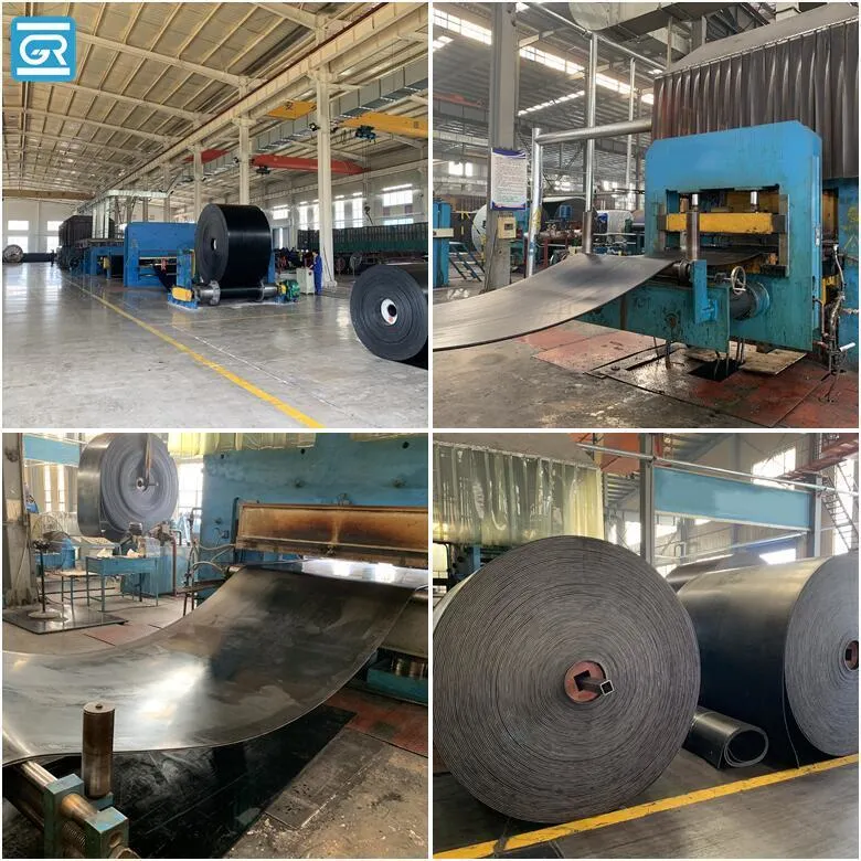 St630-St7500 Heavy Duty High Temperature/Oil Resistant Ep Nn Polyester Fabric Chevron Steel Cord Rubber Conveyor Belt for Selling