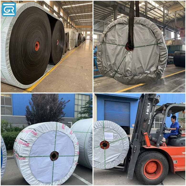 St630-St7500 Heavy Duty High Temperature/Oil Resistant Ep Nn Polyester Fabric Chevron Steel Cord Rubber Conveyor Belt for Selling