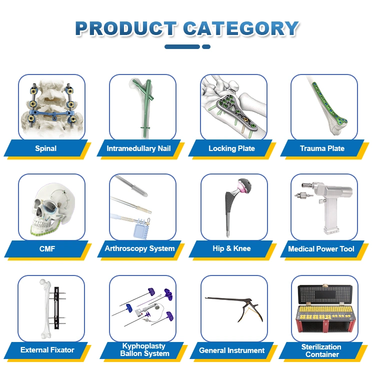 Orthopedic Locking Plates and Screws Femoral Neck Dynamic Cross Screw System