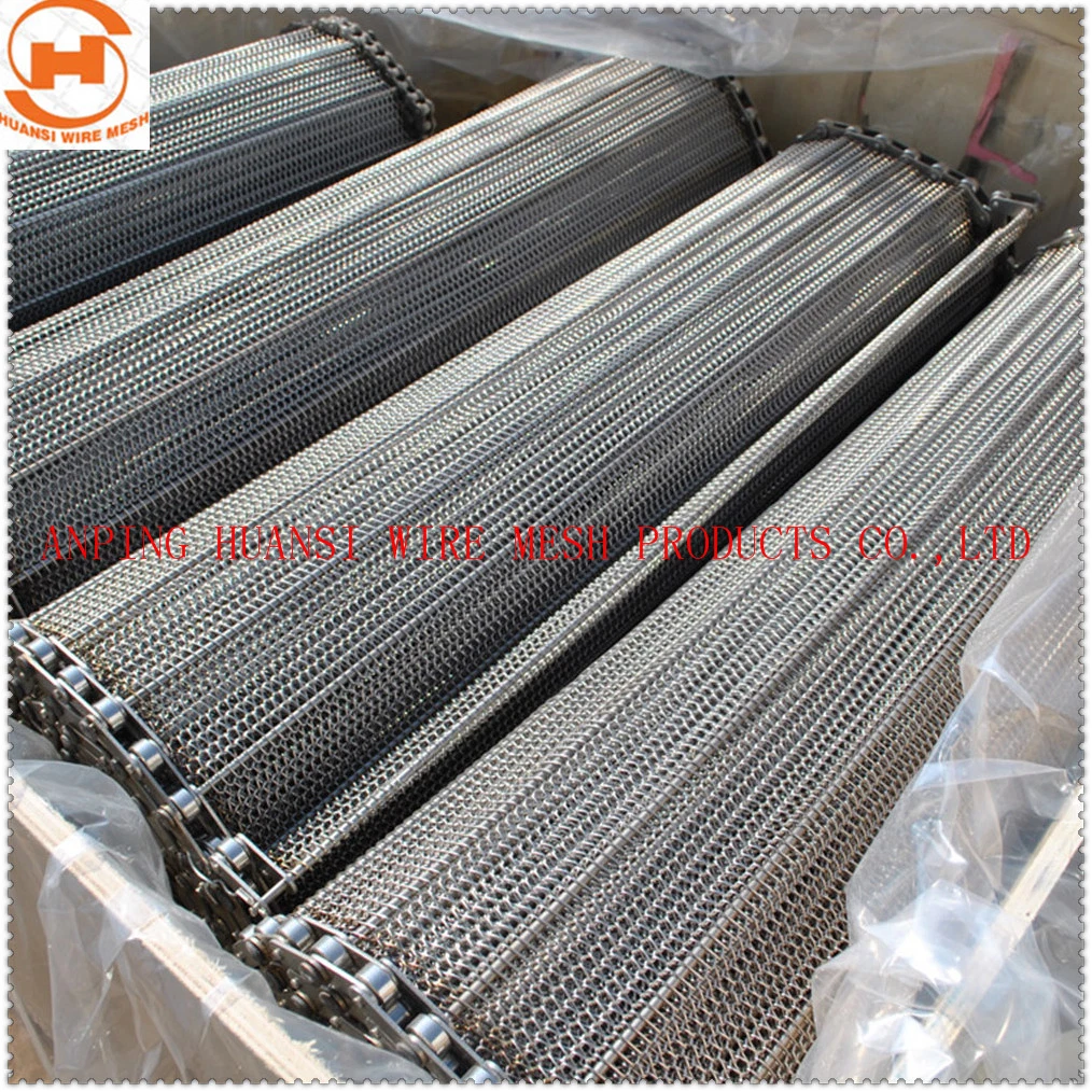 Stainless Steel Chain Roller Metal Wire Mesh Conveyor Belt