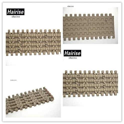 Hairise 1500 Flat Top Plastic Chain Conveyor Belt for Food Industry with ISO Certificate
