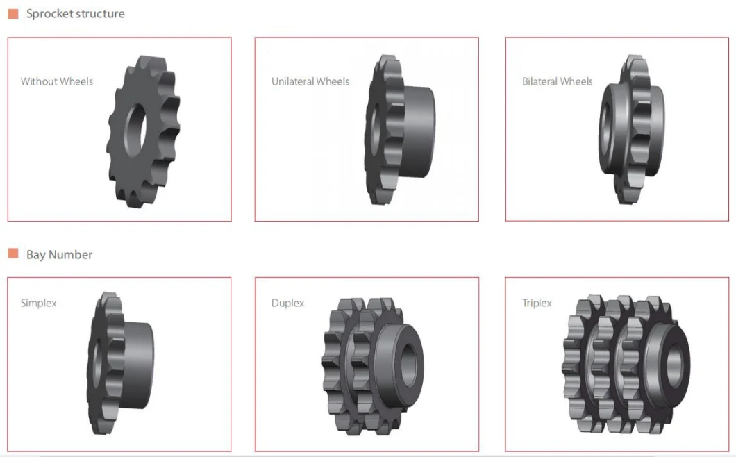 Precision Stainless Steel Industrial Casting Agricultural Roller Chain Custom Conveyor Drive Sprocket