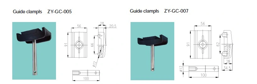 Conveyor Clamps for Side Guides Side Guards