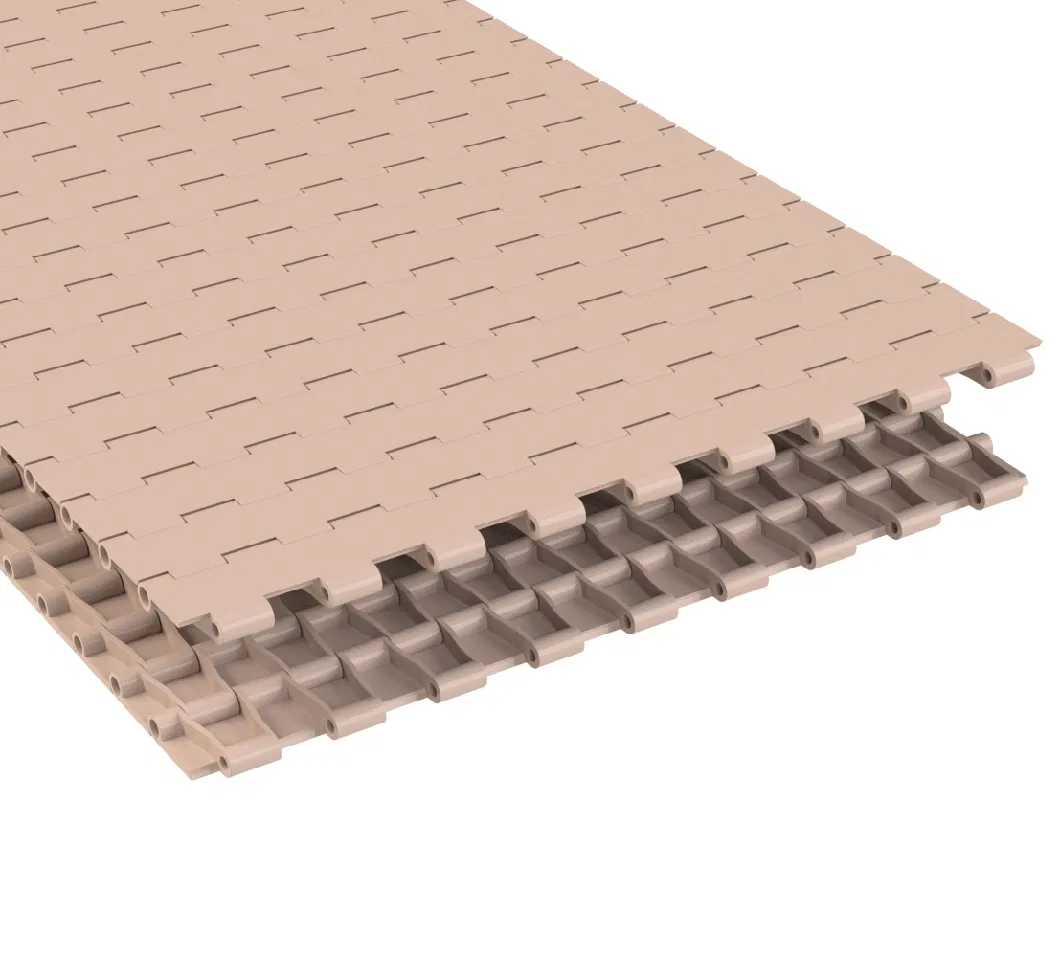 Pitch 25.4 Slat Top Conveyor Modular Belts M2533 Fla Top Modular Belts