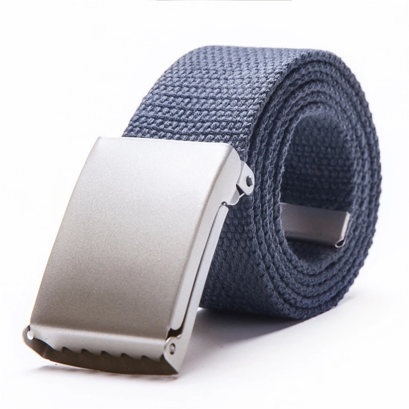 Men&prime;s Nylon Belts 38mm Width Canvas Belt with Metal Buckle