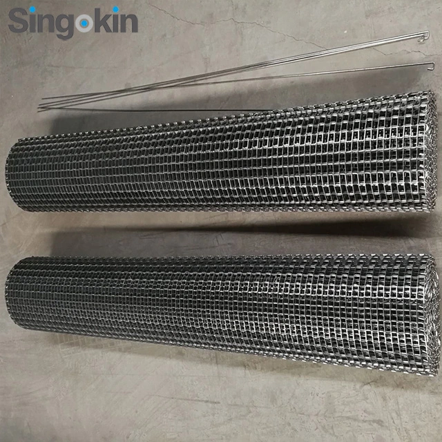 Heavy Load Factory Wholesale Clinched Edge Honeycomb Conveyor Belt Wire Belting