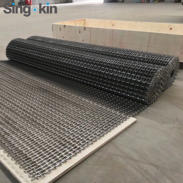 Heavy Load Factory Wholesale Clinched Edge Honeycomb Conveyor Belt Wire Belting