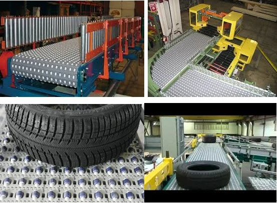 Rtb Roller Top Plastic Modular Belt for Tyre Industries