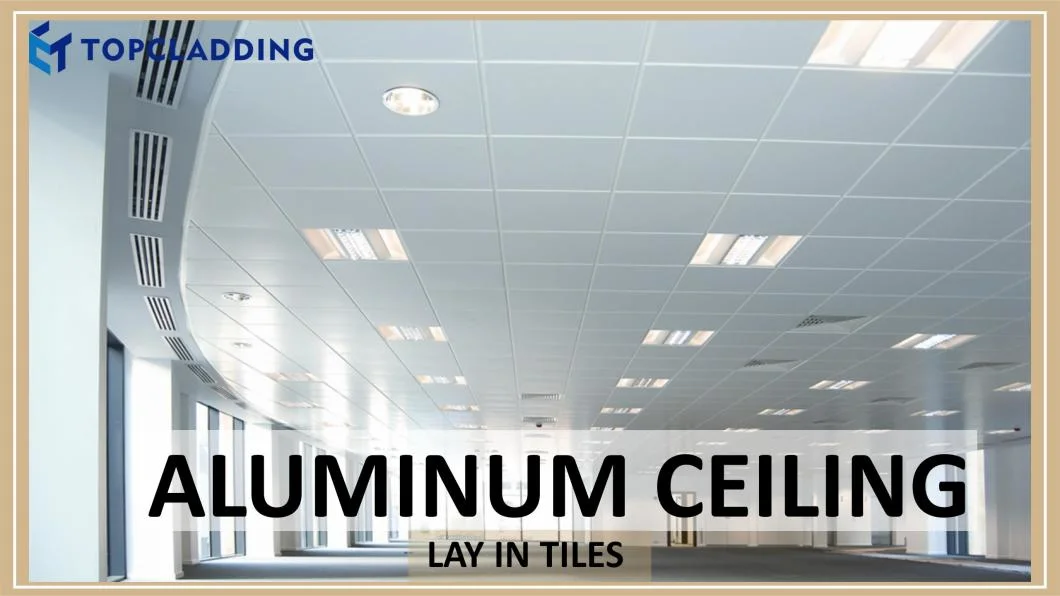 Acoustic Flat False Perforated Metal Steel Drop Lay in Aluminum Metal Ceiling