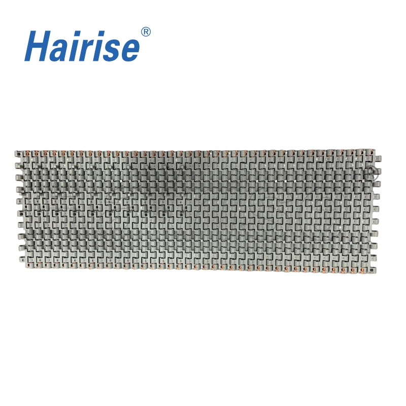 Hairise Plastic Modular Belt with Har2120 Flat Top with Positrack Modular Belt Type