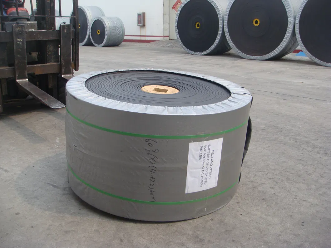 800/4 High Strength Ep/Nn/High Temperature/Fire Resistant Transmission Industrial Rubber Conveyor Belting Belt