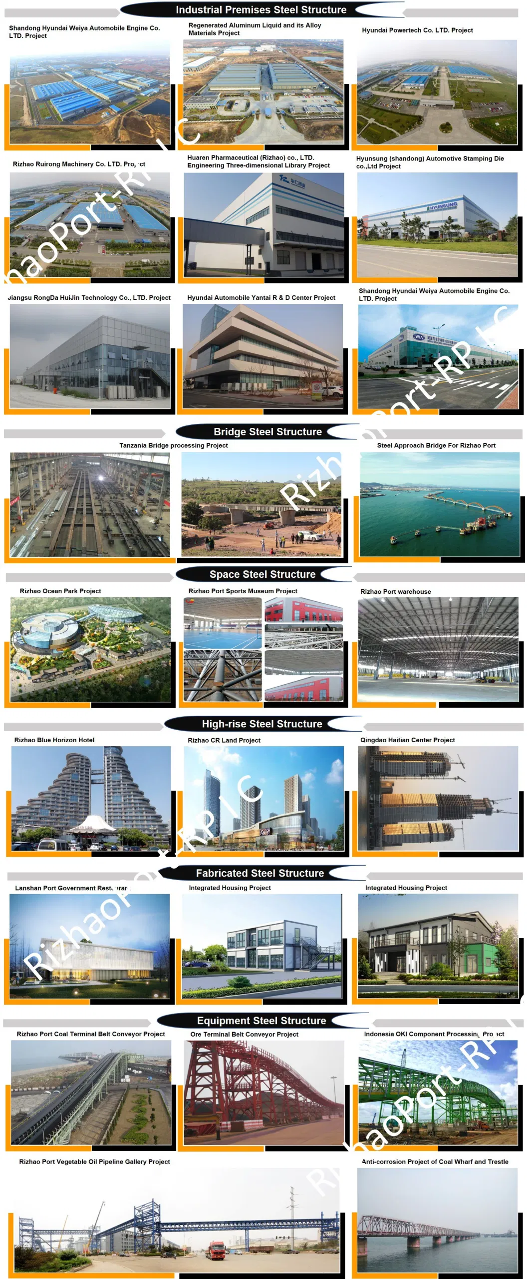 Steel Structure Made in China with Prefabricated Steel Structure Components