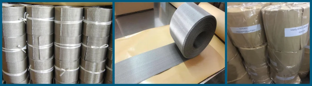 Auto Plastic Extruder Stainless Steel Wire Dutch Weave Mesh Belt