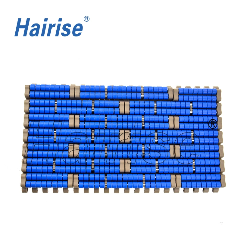 Har1005 Series Material POM/PP Roller Top Modular Belt with FDA&amp; Gsg Certificate