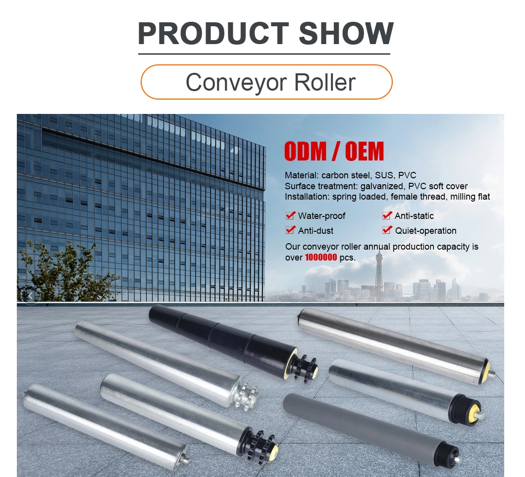 Dia 50 60 PVC Conveyor Roller