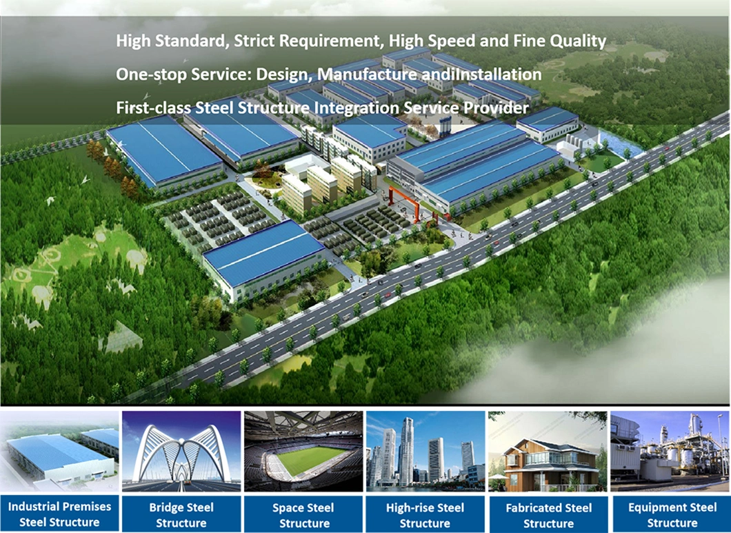 Steel Structure Made in China with Prefabricated Steel Structure Components