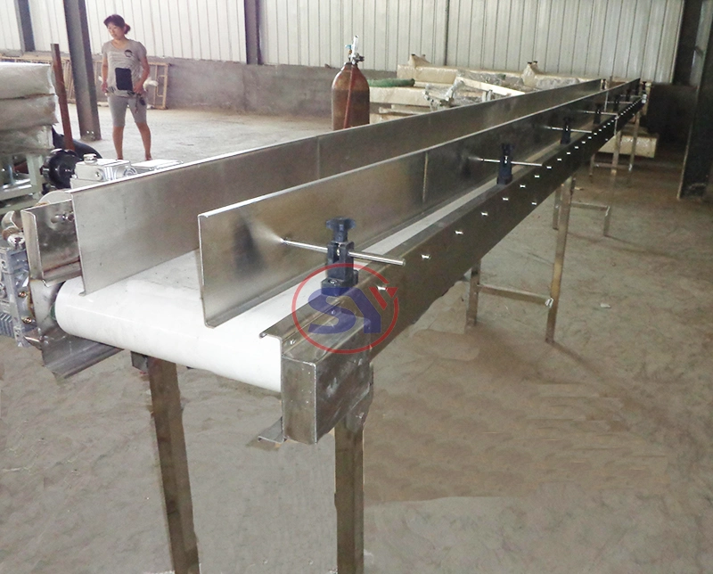 Flat 90 Degree Curve Belt Conveyor Turning Conveyer for Garment Factory