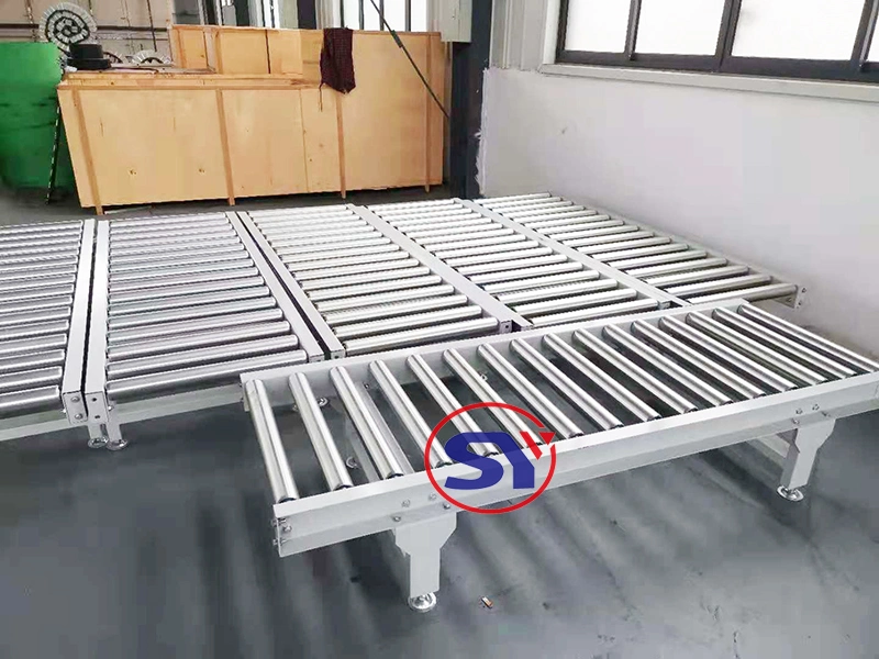 Crate Roller Transfer Conveyor Motrised Table Conveyer