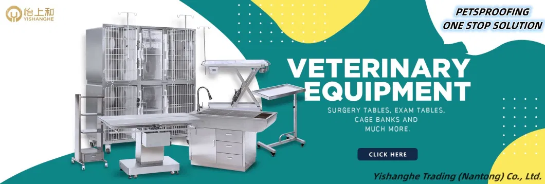 Constant Temperature Stainless Steel Veterinary Surgical Animal Operating Table for Veterinary Surgery