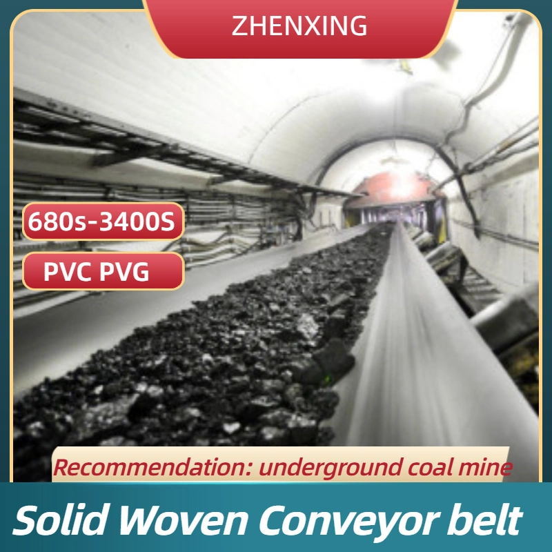 Steel Cord Solid Woven Conveyor Belt St/S 630 -St/S 5400 for Stone Crusher