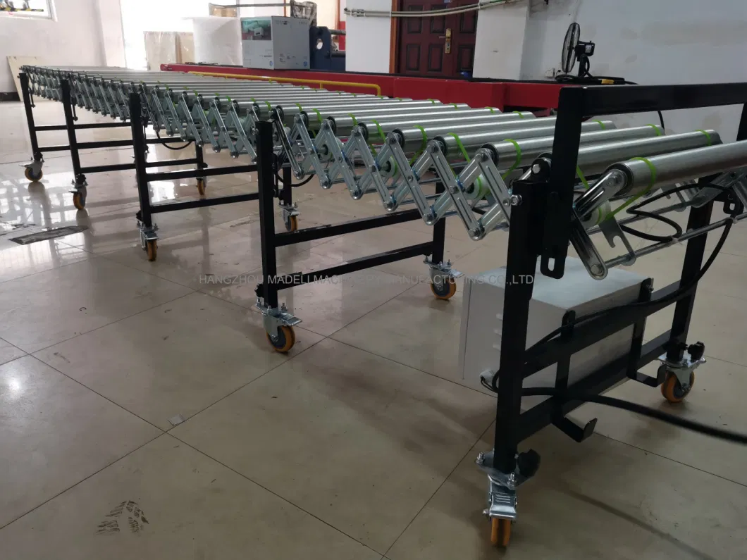 Hot Sale Flexible Powered Roller Conveyor Expandable Motorized Roller Conveyor