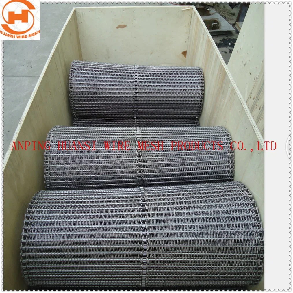 Stainless Steel Chain Roller Metal Wire Mesh Conveyor Belt