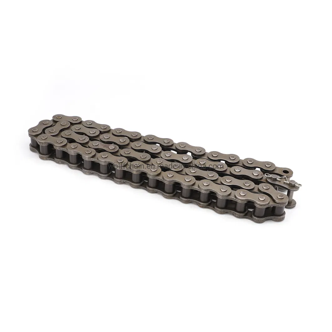 Customized Steel Short Pitch Transmission Bush Double Flex Chain Drive Chain