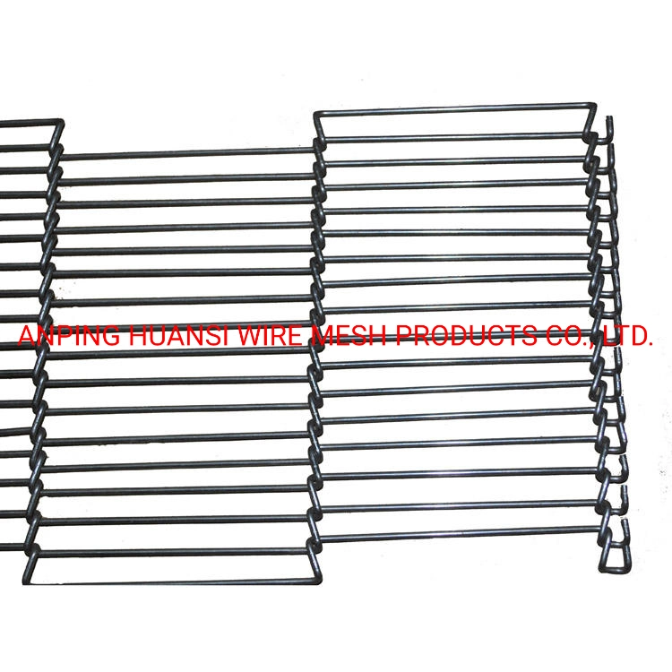 Stainless Steel Flat Flex Conveyor Mesh Belt / Ladder Conveyor Belting