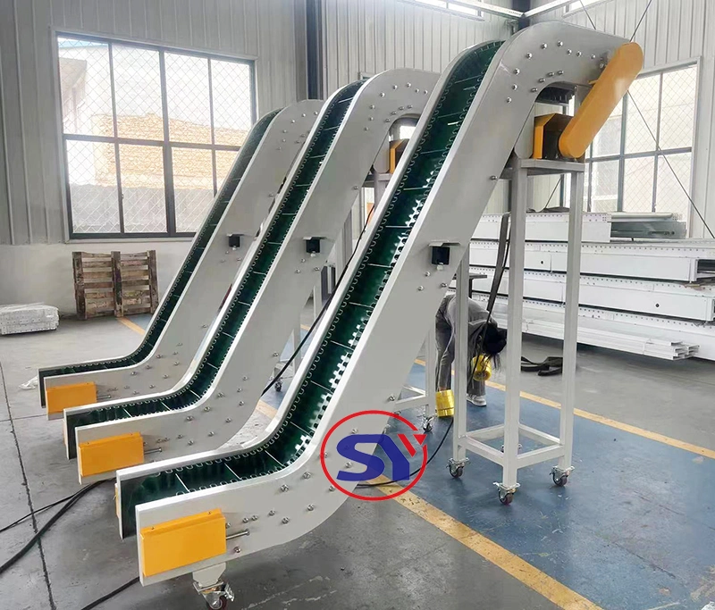 Flat 90 Degree Curve Belt Conveyor Turning Conveyer for Garment Factory