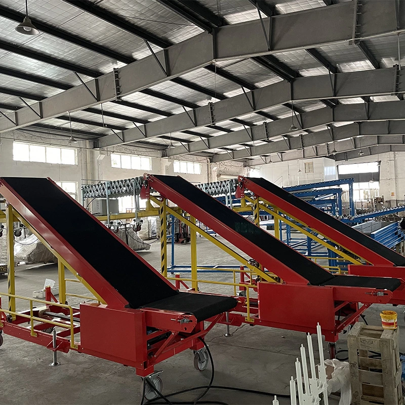 Factory Price Custom Length Motorized Telescopic Stainless Steel Roller Conveyor System