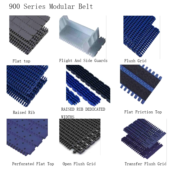 900 Freeflow Transfer Flush Grid with Double Positioners Modular Belt for Dynamic Transfer System