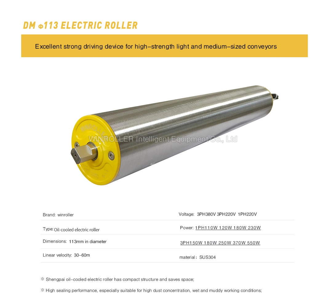 Winroller Prime Quality Food Grade Conveyor Pulley for Belt Sushi Conveyor Hot Sale in Germany