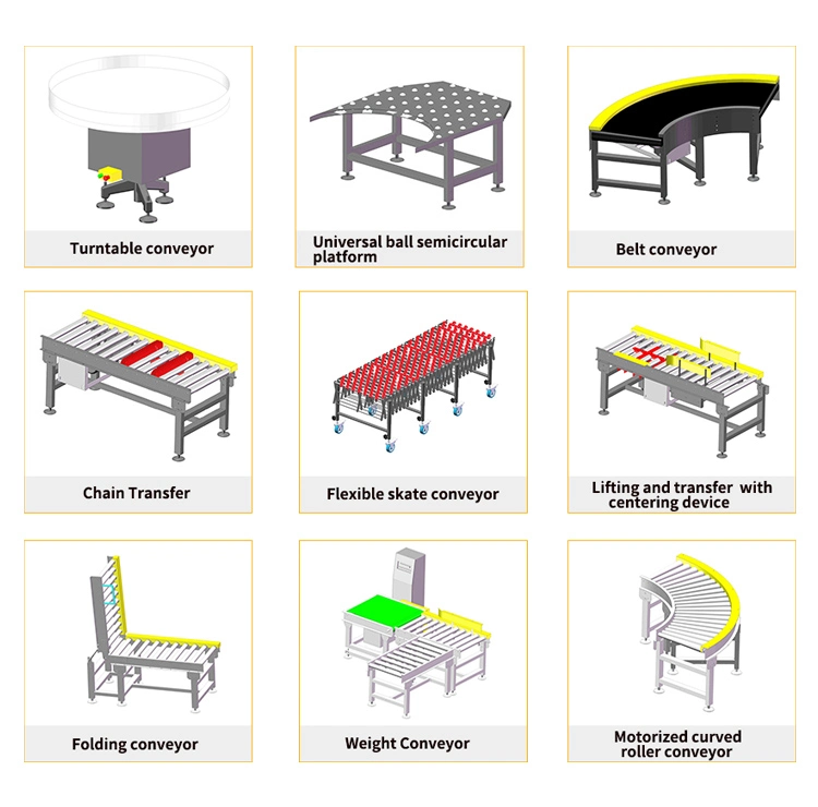 Yupack Plastic Conveyor Chain Belt Conveyor Guides