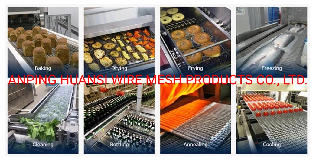 Stainless Steel Spiral Wire Mesh Conveyor Belt for Food Cooling Industry