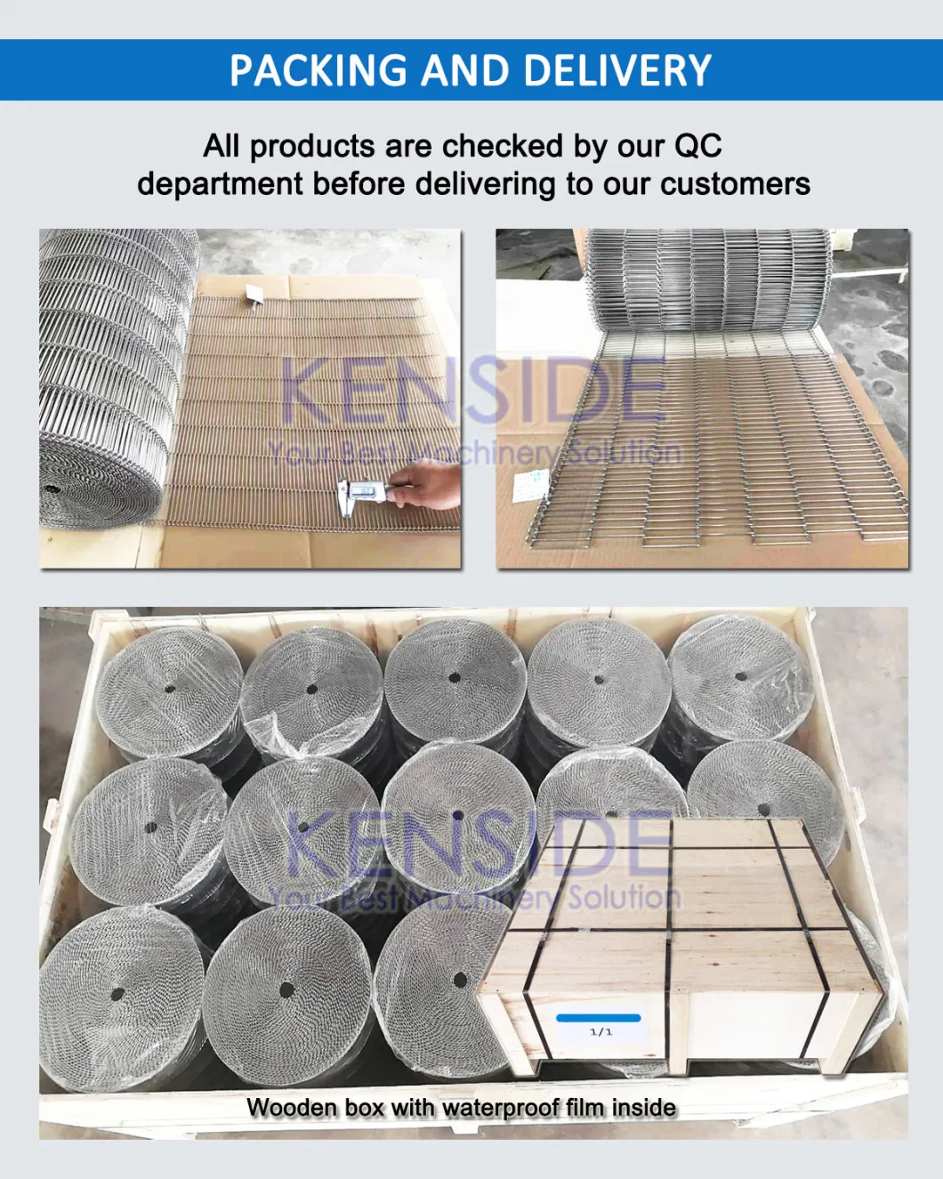 Flat Flex Conveyor Belt for Cooling Conveyors