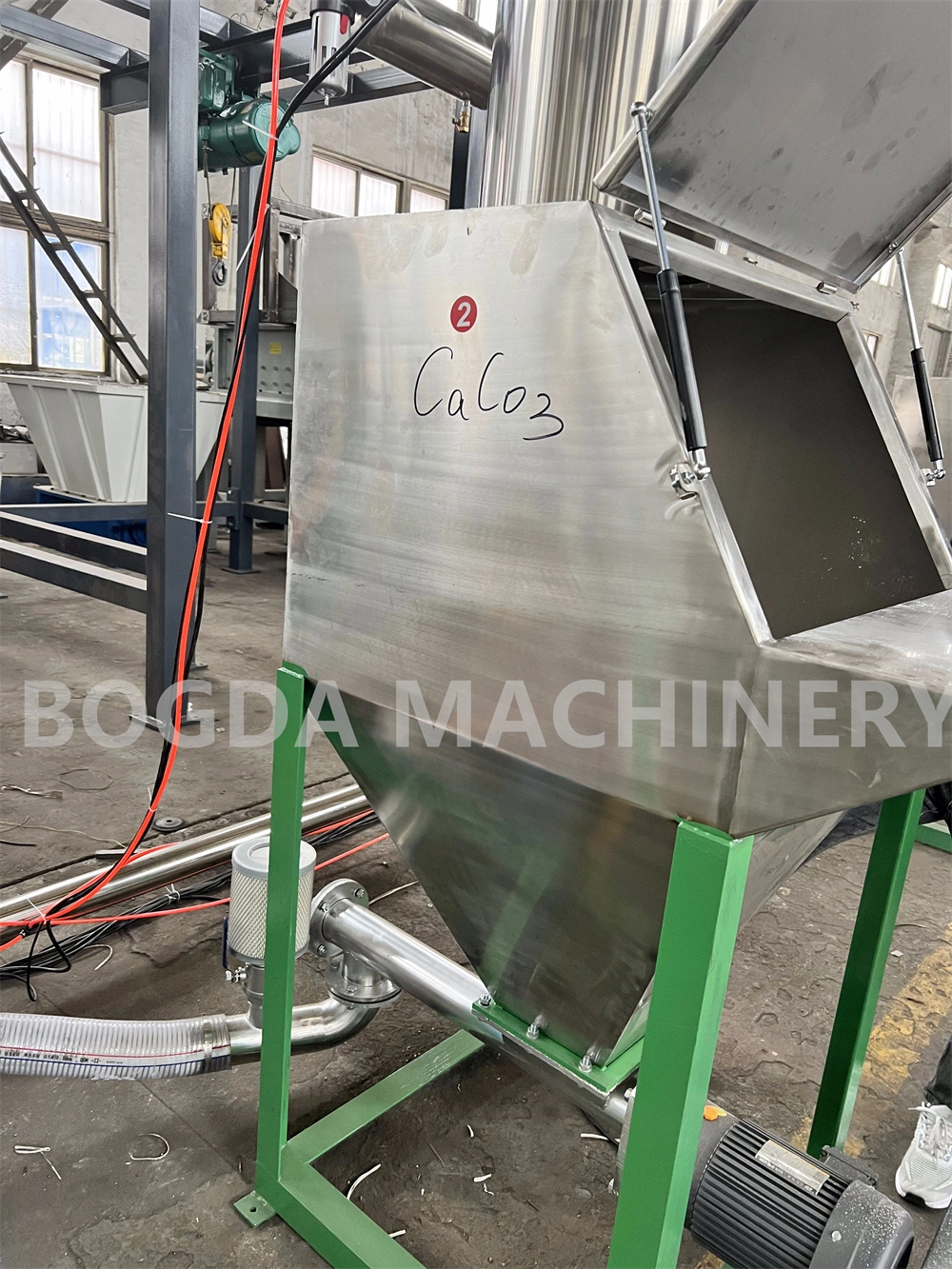 Automatic Feeding Gravimetric Dosing Batching Weighing Mixing Conveying System for PVC Compounding Mixing Small Additive