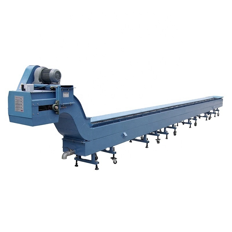 OEM Custom Flat Type Chain Plate Chip Removal Conveyor Transmission System