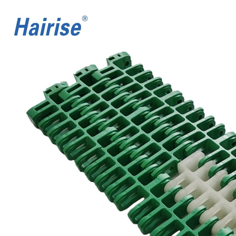 Hairise7960 Stable Turning Flush Grid Modular Plastic Conveyor Belt