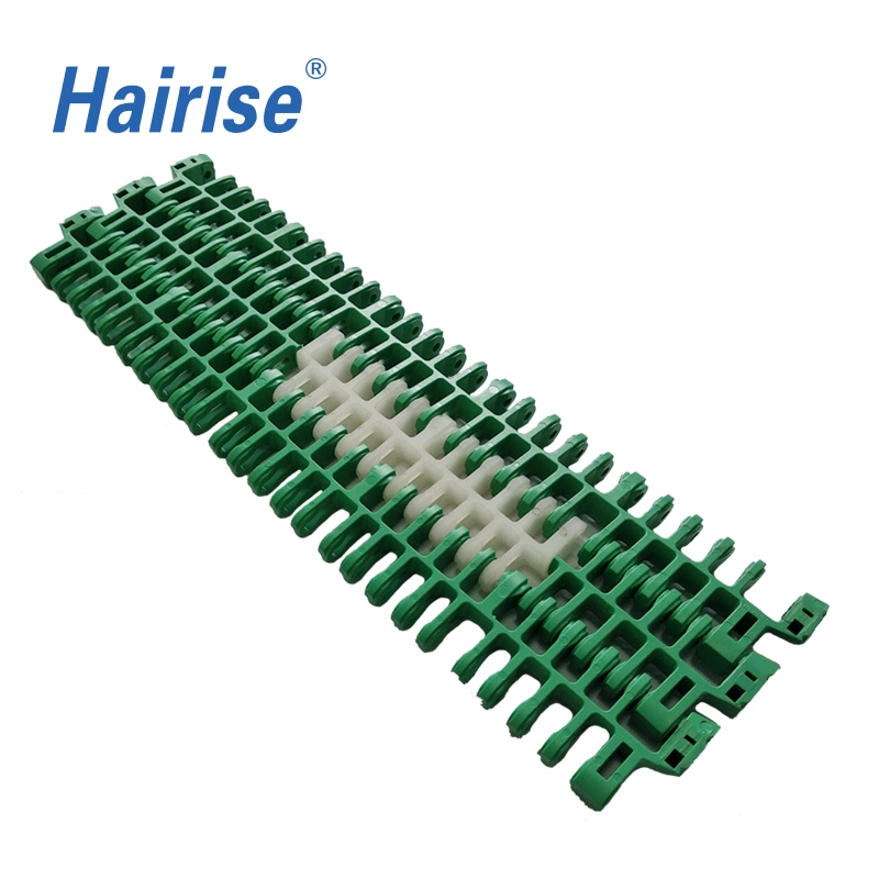 Hairise7960 Stable Turning Flush Grid Modular Plastic Conveyor Belt