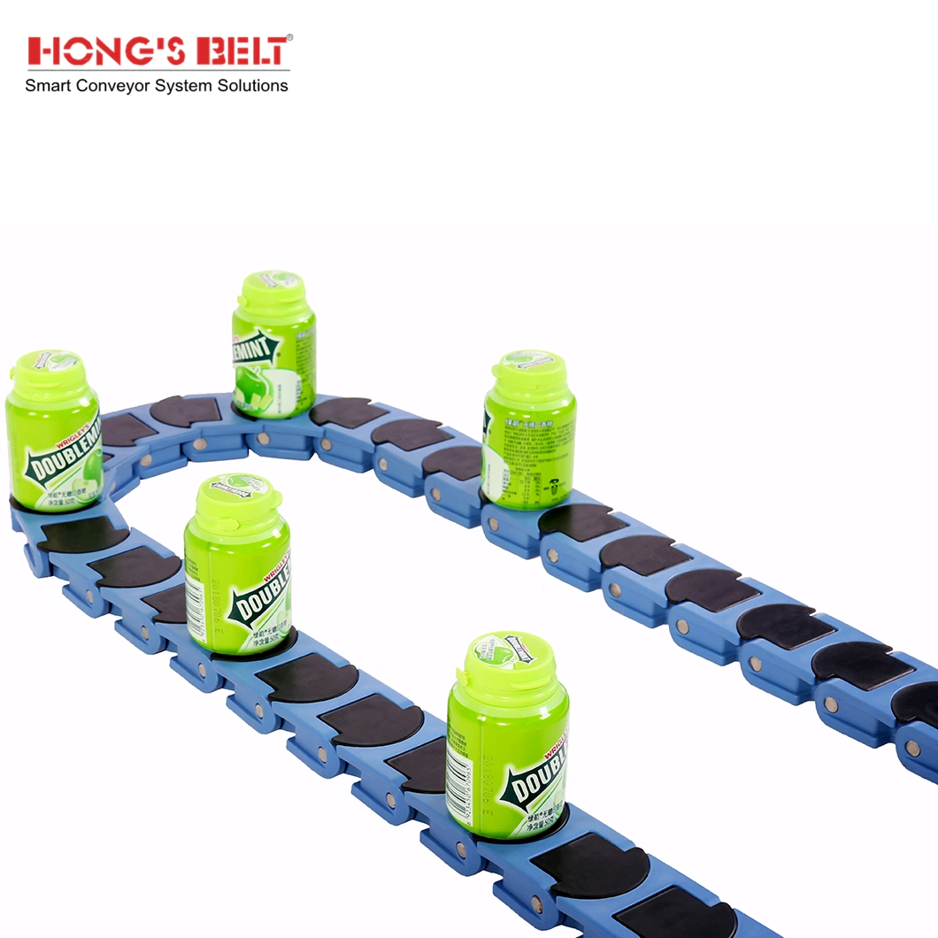 Hongsbelt 1703-N Keel Chain Conveyor Belt Plastic Keel Chains Keel Multi Flex Plastic Chain