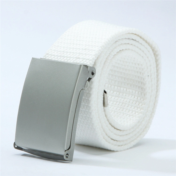 Men&prime;s Nylon Belts 38mm Width Canvas Belt with Metal Buckle