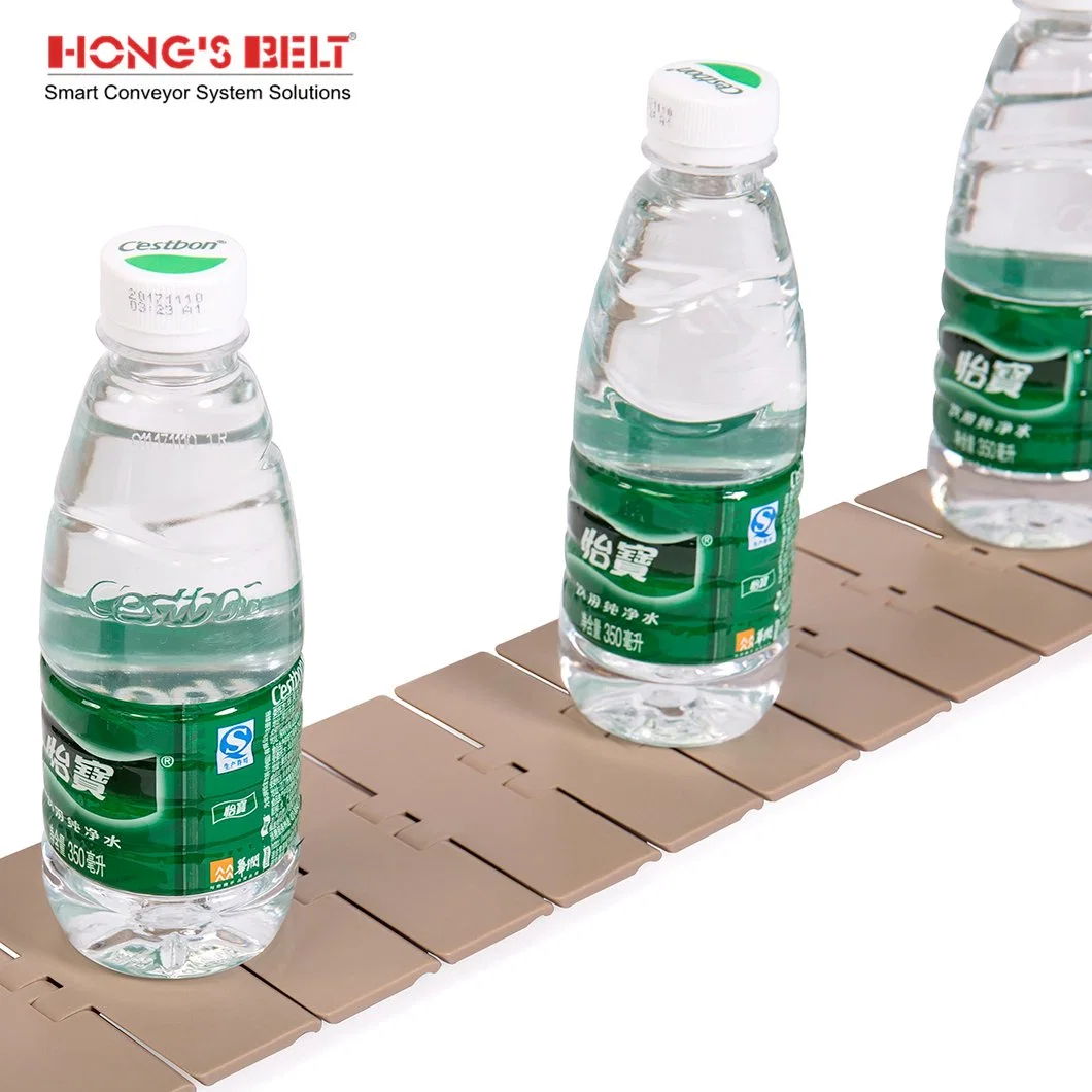 Hongsbelt 820-K400 Tabletop Conveyor Belt Modular Plastic Chain Conveyor for Bottles
