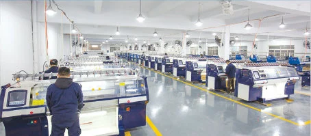 Auto Flat Knitting Machine -Single System Machine