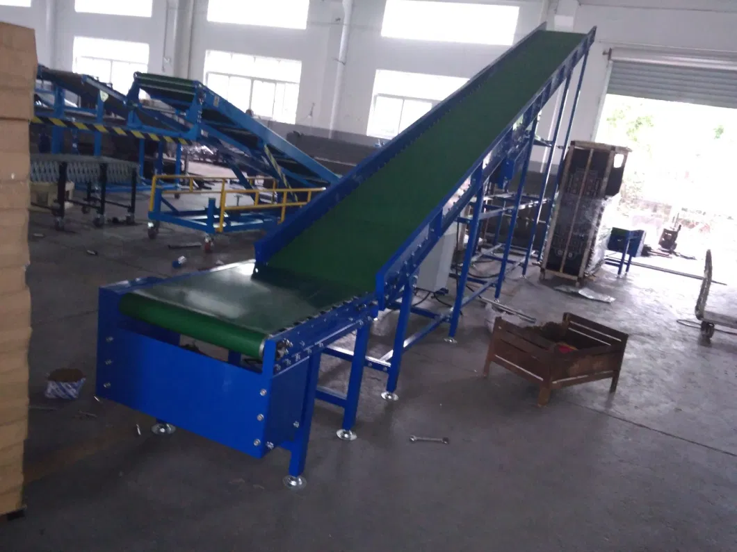 Factory Custom PVC Belt Incline Conveyor Gravity Roller Conveyor System