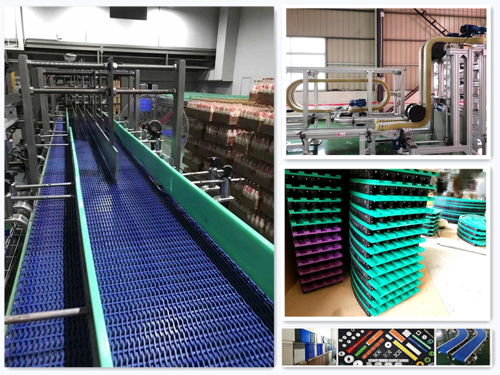 Hairise Factory Sales Bottle Plastic Chain Conveyor Belt
